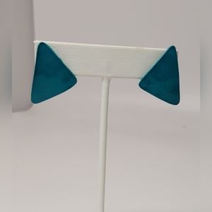 💎 Pisces Teal Earrings